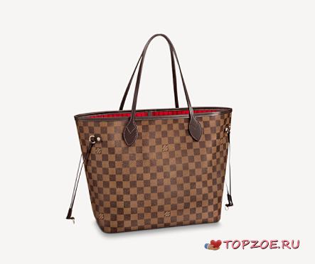 LV NEVERFULL MM RED SIZE 32CM - 1