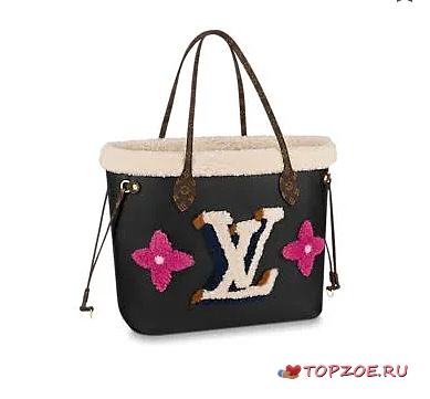 LV NEVERFULL MM Black M56960 Size 32cm - 1