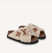 LV PASEO FLAT COMFORT MULE NUDE - 2