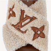 LV PASEO FLAT COMFORT MULE NUDE - 5