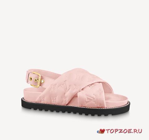LV PASEO FLAT COMFORT SANDAL PINK - 1