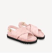 LV PASEO FLAT COMFORT SANDAL PINK - 4