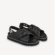 LV PASEO FLAT COMFORT SANDAL BLACK - 4