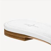 LV REVIVAL FLAT MULE WHITE - 4