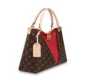 LV V TOTE MM BURGENDY m43951 - 6