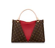 LV V TOTE MM BURGENDY m43951 - 4