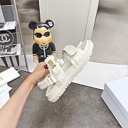 DIOR ACT SANDAL WHITE - 4