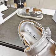 DIOR ACT SANDAL SILVER - 4