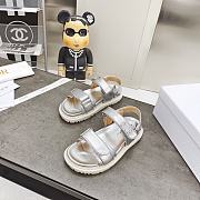 DIOR ACT SANDAL SILVER - 3