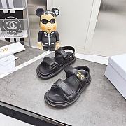 DIOR ACT SANDAL BLACK - 2