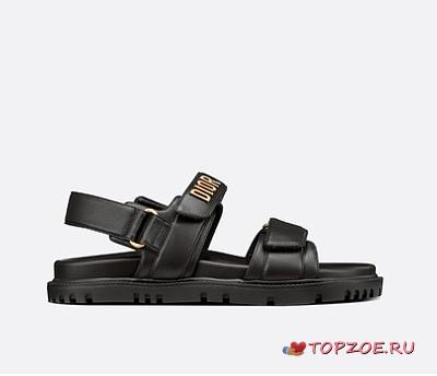 DIOR ACT SANDAL BLACK - 1
