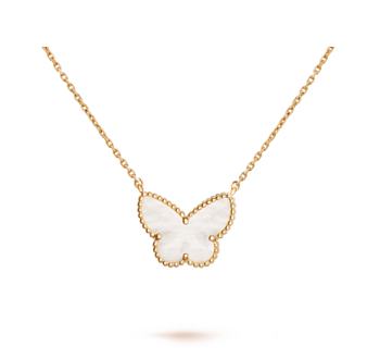Van Cleef & Arpels Lucky Alhambra butterfly pendant