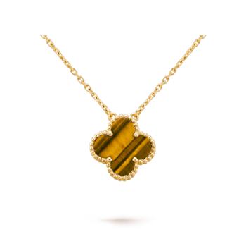 Van Cleef & Arpels Vintage Alhambra pendant Tiger Eye