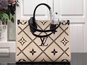 LV ONTHEGO MM M46016 WHITE 35CM - 5