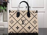 LV ONTHEGO MM M46016 WHITE 35CM - 3