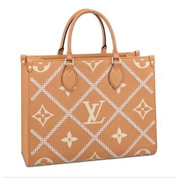 LV ONTHEGO MM M46016 BLACK 35CM