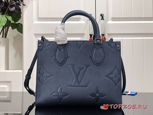 LV ONTHEGO PM M45653 BLUE 25CM - 1