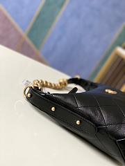 CHANEL CC HOBO BAG CALFSKIN BLACK 28CM - 3