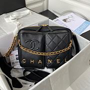 CHANEL CAMERA BAG CALFSKIN 20.5CM - 1