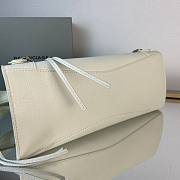 BALENCIAGA MOTORCYCLE MEDIUM BAG WHITE 22CM - 2