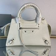 BALENCIAGA MOTORCYCLE MEDIUM BAG WHITE 22CM - 6