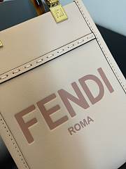 Fendi MINI Sunshine Shopper Cream Pink 13cm - 2