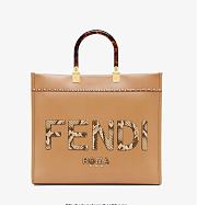 FENDI SUNSHINE MEDIUM LIGHT BROWM 35CM - 1