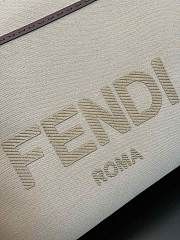 FENDI SUNSHINE LARGE CANVAS BEIGE 40CM - 2