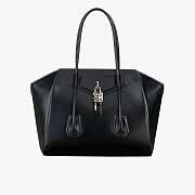 GIVENCHY ANTIGONA LOCK MEDIUM BAG BLACK 42CM - 1
