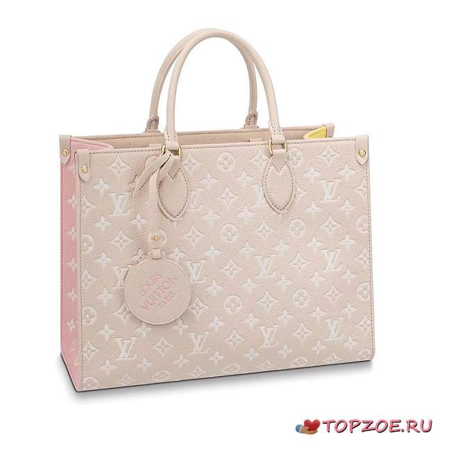 LV ONTHEGO MM M46060 PINK 35CM - 1