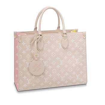 LV ONTHEGO MM M46060 PINK 35CM