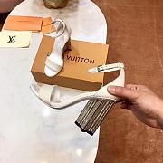 LV HEELS WHITE - 5