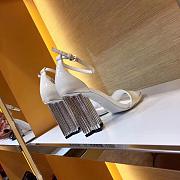 LV HEELS WHITE - 4