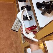 LV HEELS WHITE - 2