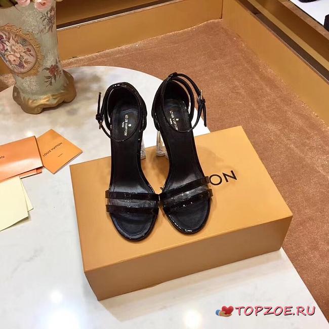 LV HEELS BLACK - 1