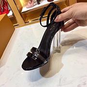 LV HEELS BLACK - 6