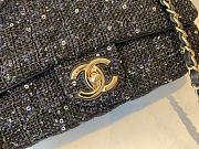 CHANEL Tweed Medium Pearl Handle Flap  - 6