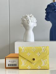LV WALLET VICTORINE SPRING IN THE CITY YELLOW 12CM - 1