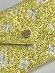 LV WALLET VICTORINE SPRING IN THE CITY YELLOW 12CM - 4