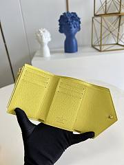LV WALLET VICTORINE SPRING IN THE CITY YELLOW 12CM - 2