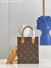 LV PETIT SAC PLAT MONOGRAM 14CM - 1