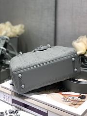 Dior Lady Ultramatte Cannage Calfskin My Abcdior Gray Shoulder Bag 20CM - 4
