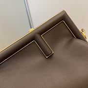 FENDI FIRST SMALL DARK BROWN 8BP129 SIZE 26 CM - 2