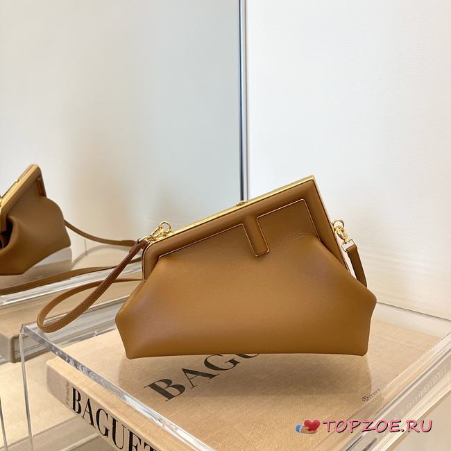FENDI FIRST SMALL BROWN 8BP129 SIZE 26 CM - 1