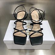 DIOR HEELS RHODES BLACK 7.5CM - 6