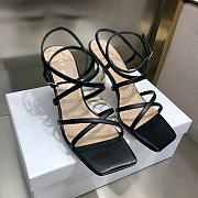 DIOR HEELS RHODES BLACK 7.5CM - 5
