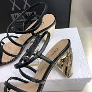 DIOR HEELS RHODES BLACK 7.5CM - 4