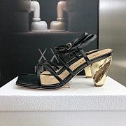 DIOR HEELS RHODES BLACK 7.5CM - 2