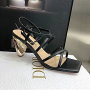DIOR HEELS RHODES BLACK 7.5CM - 3