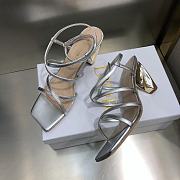 DIOR HEELS RHODES SILVER 7.5CM - 5
